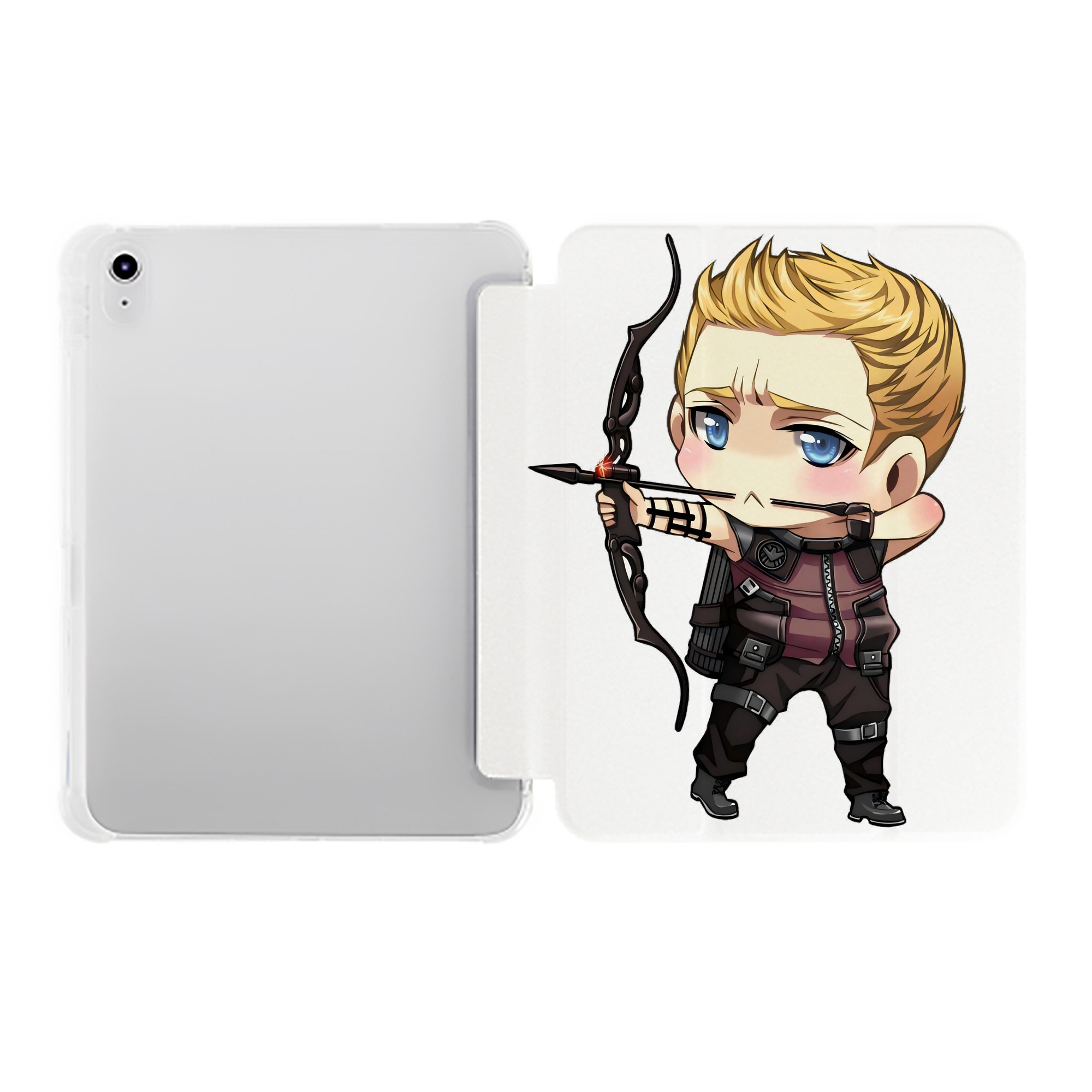 （画像用） アベンジャーズ The Avengers IPad ケース ペン収納付き 三つ折りスタンド PUレザー×シリコン 対応機種9.5/10.5/10.9インチ